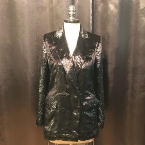 Rachel Zoe Shinny Velvet blazer